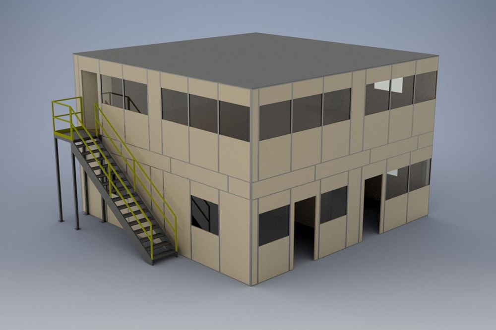 2 Level Modular Office